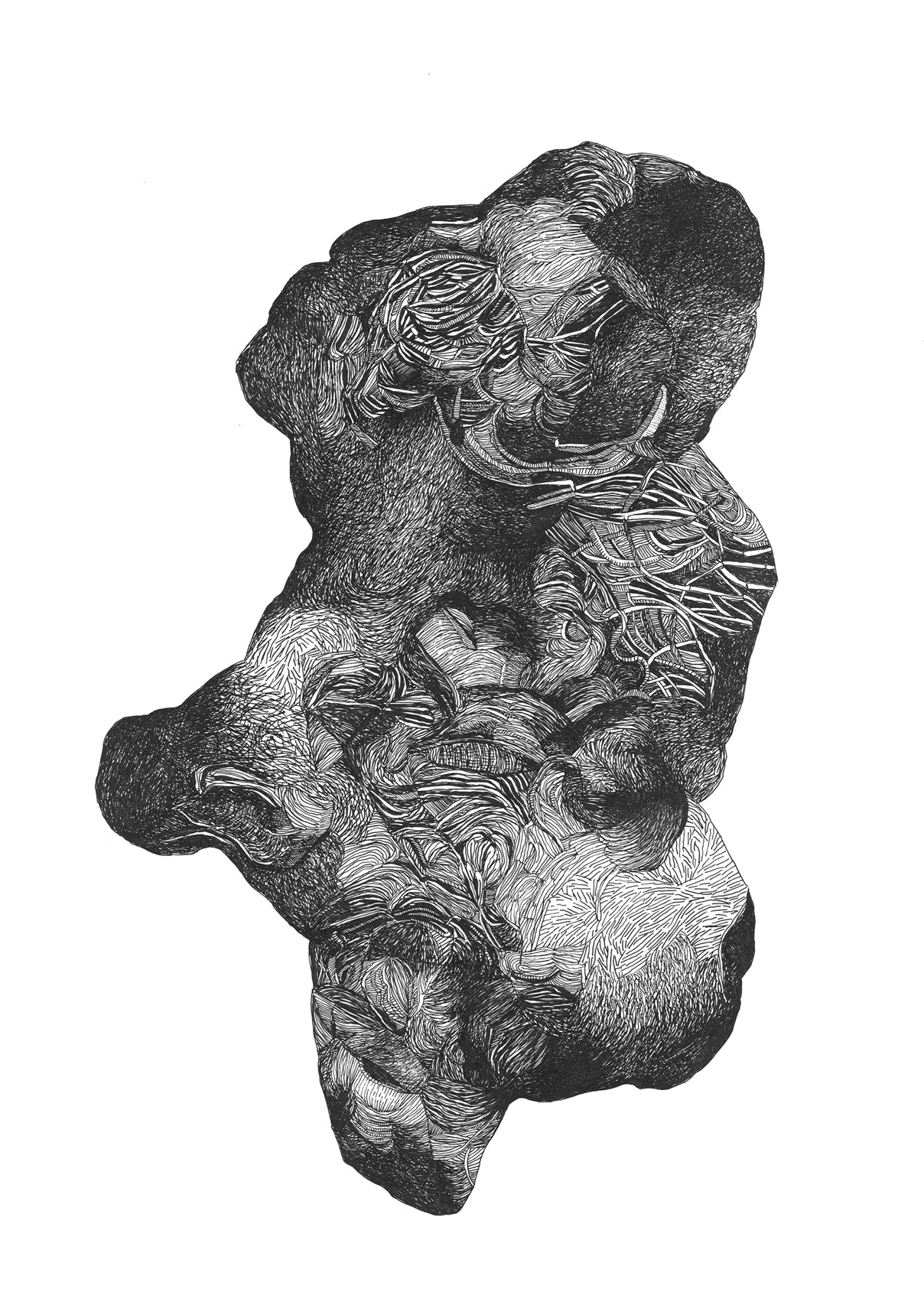 Dessin contemporain abstrait, 2025, Roubaix