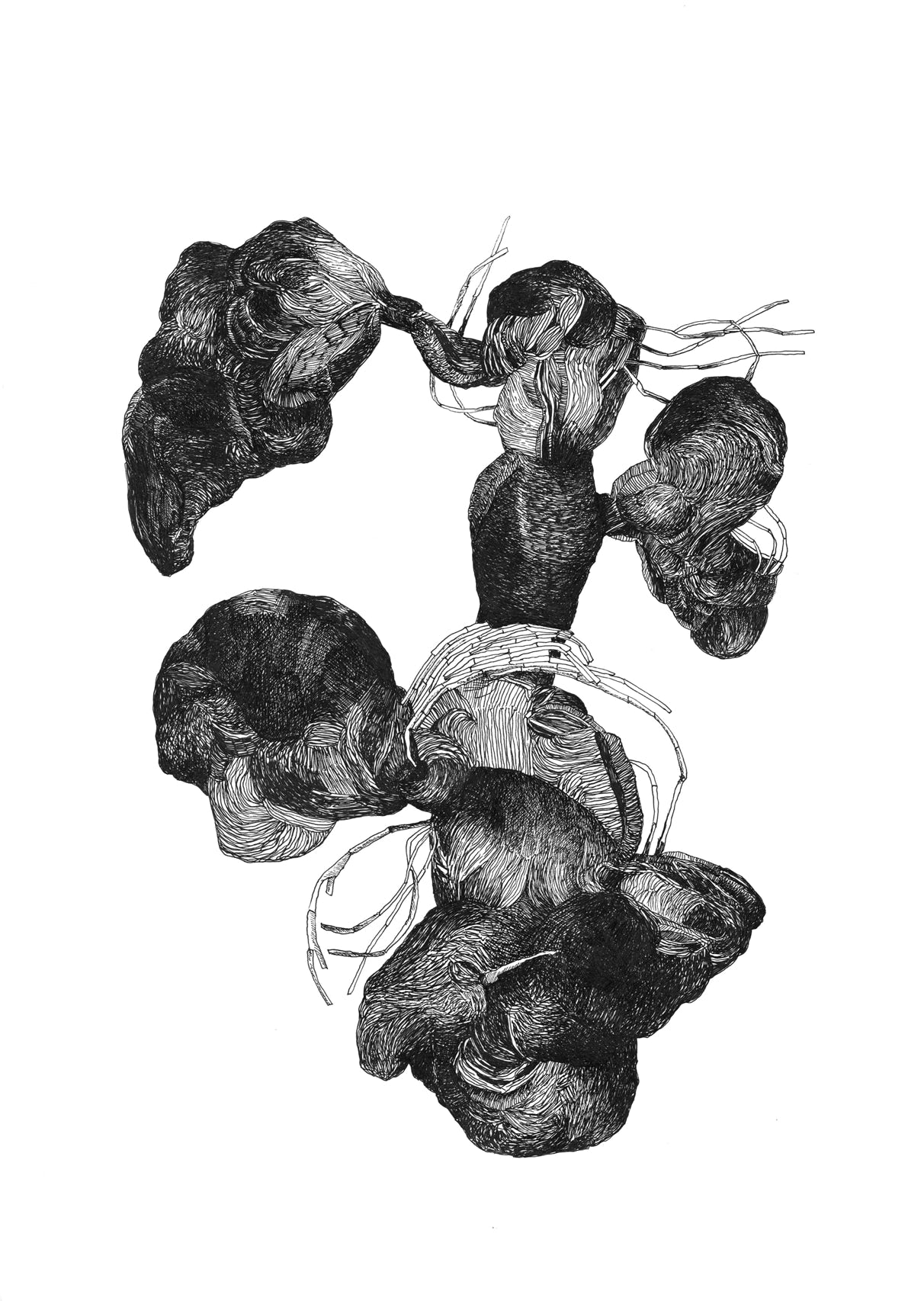 Dessin contemporain abstrait, 2025, Roubaix
