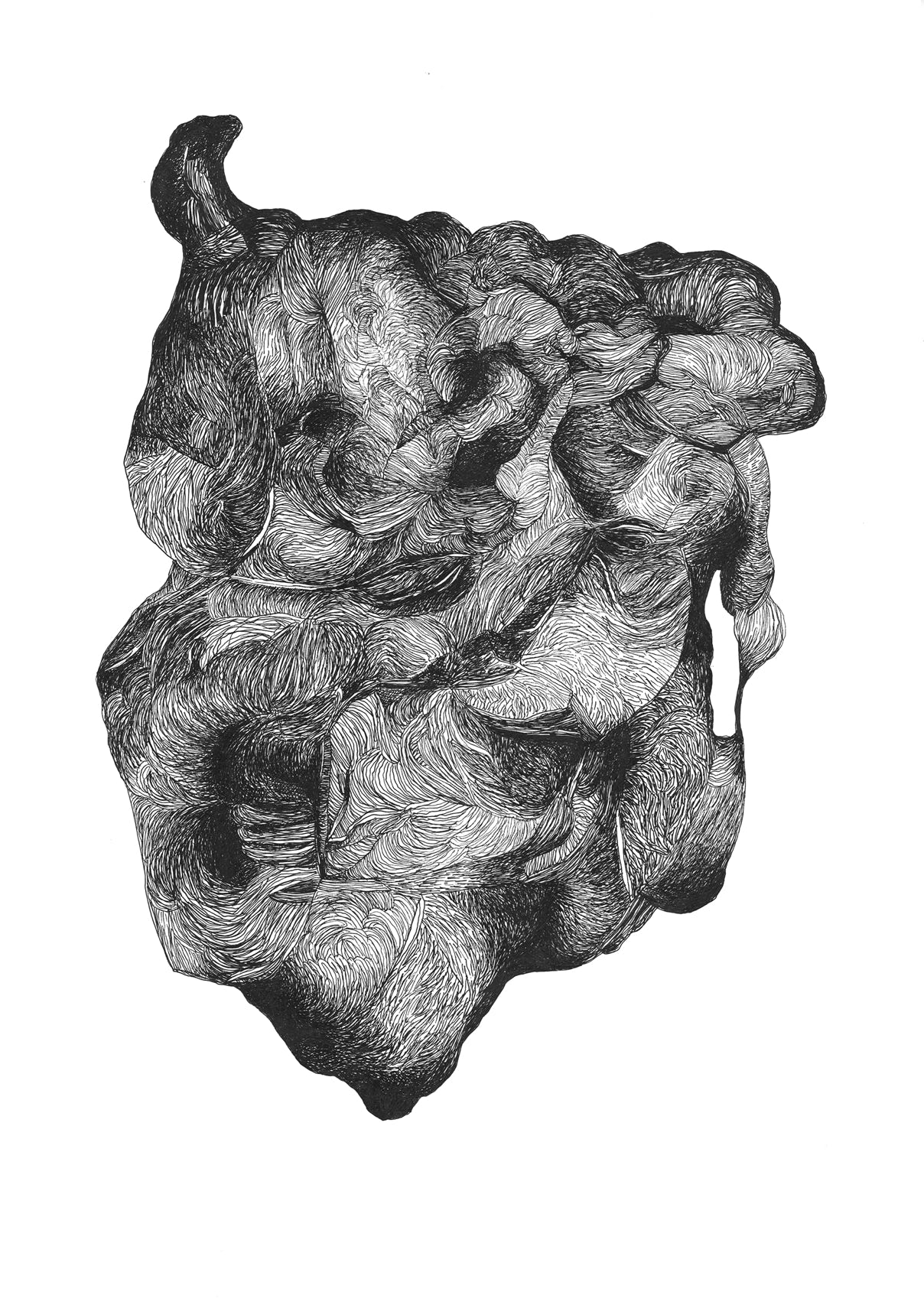 Dessin contemporain abstrait, 2025, Roubaix