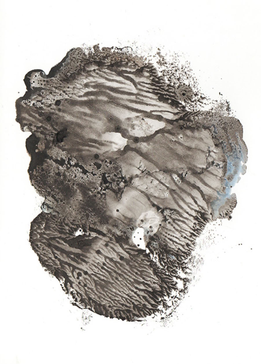 Monotype, art contemporain, art abstrait