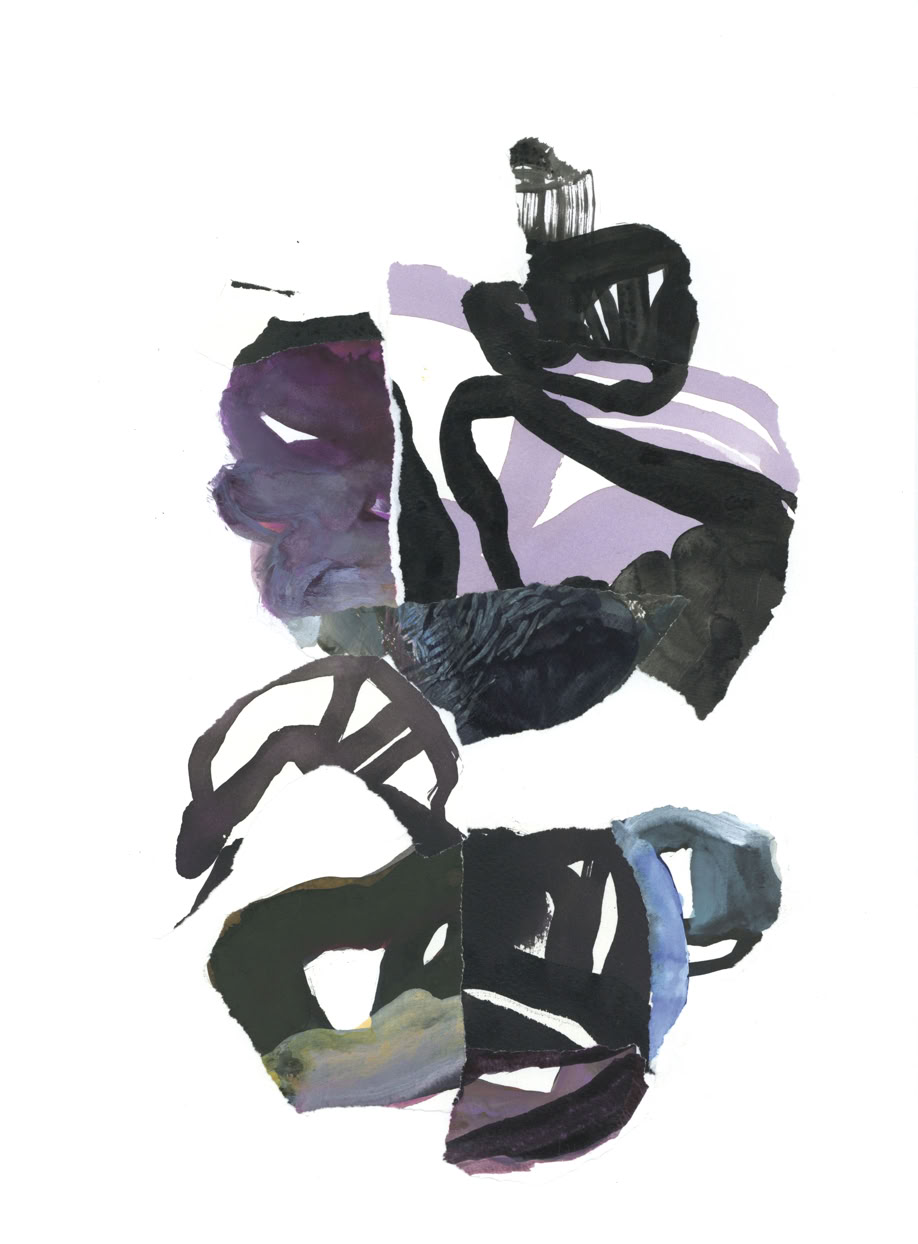 collage art - contemporary art, painting / peinture abstraite