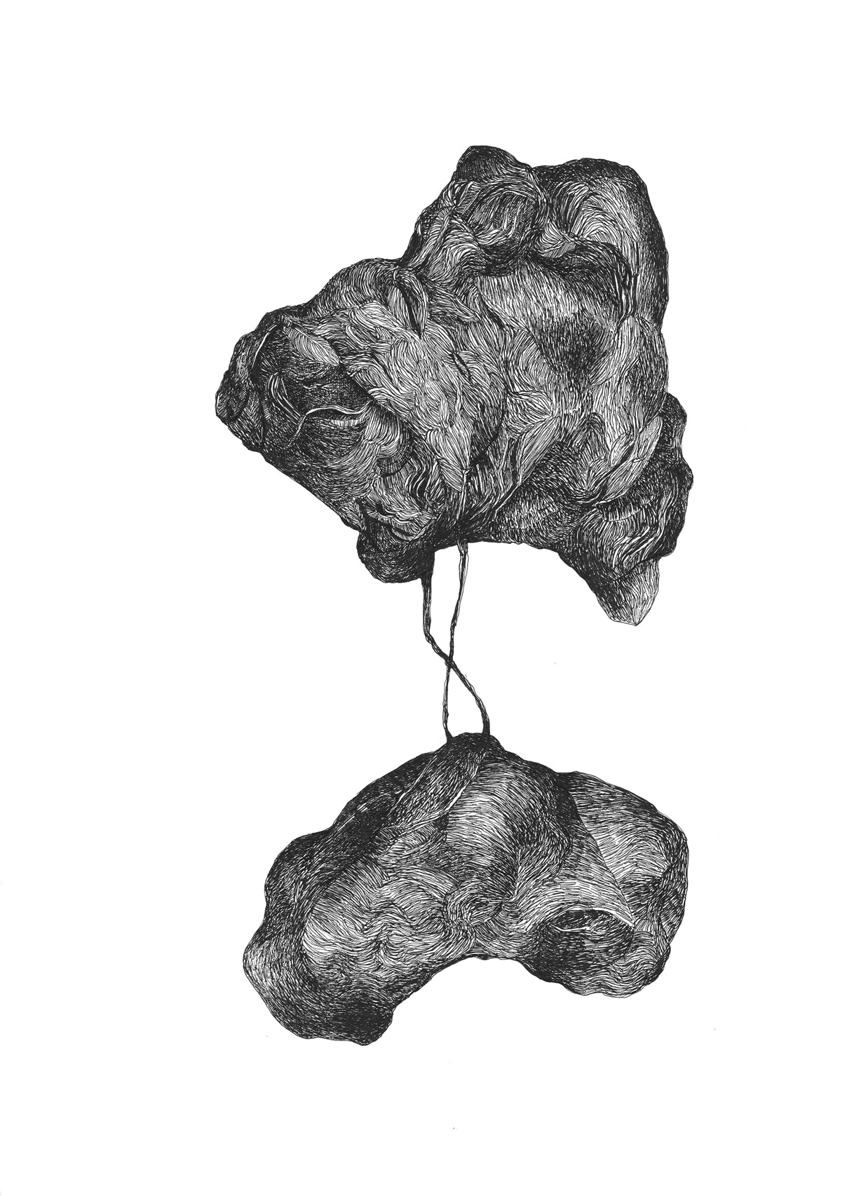 Dessin contemporain abstrait, 2025, Roubaix