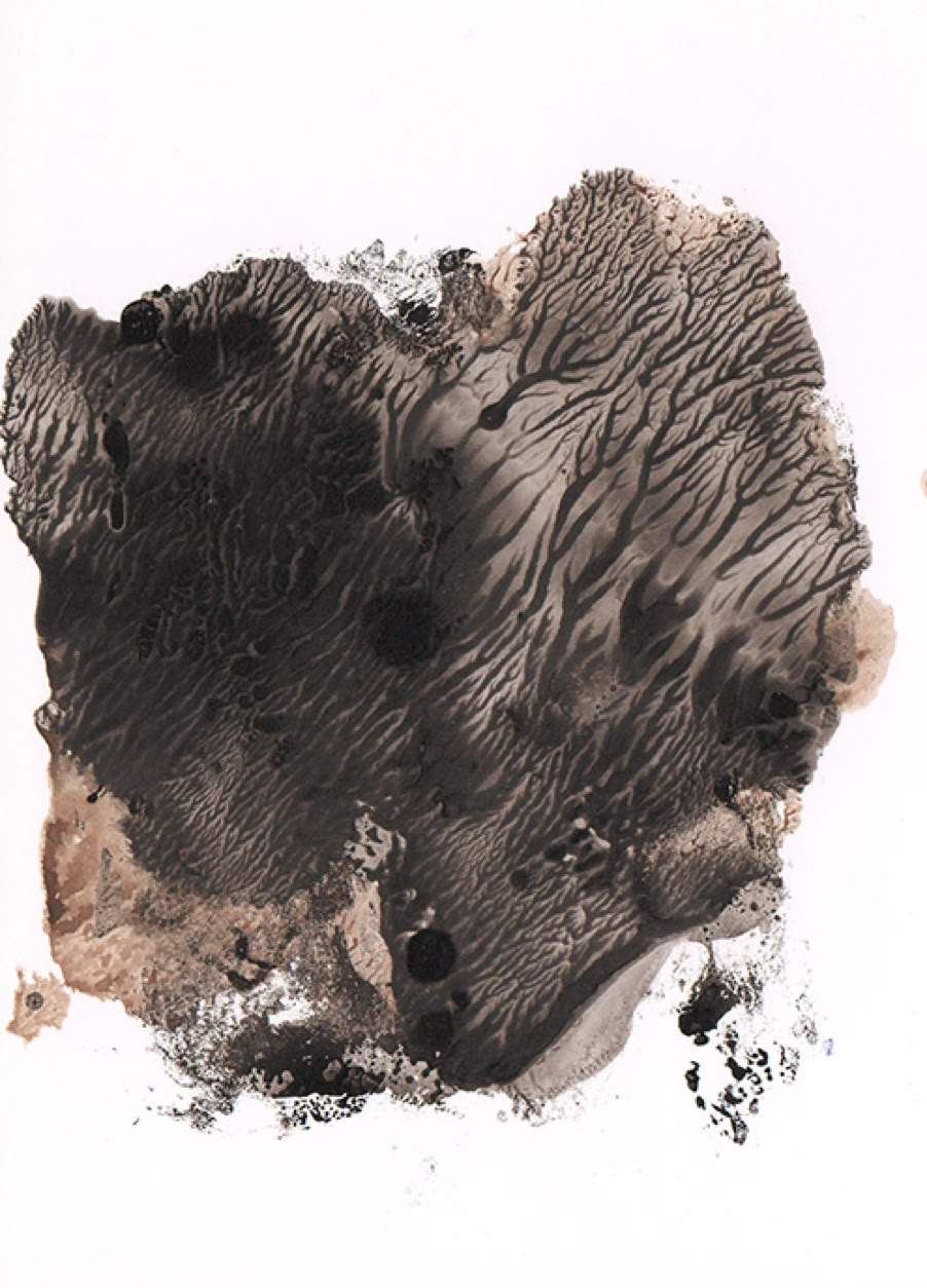 Monotype, art contemporain, art abstrait