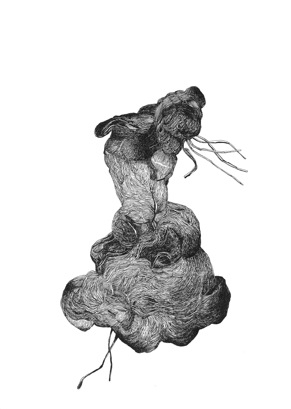 Dessin contemporain abstrait, 2025, Roubaix