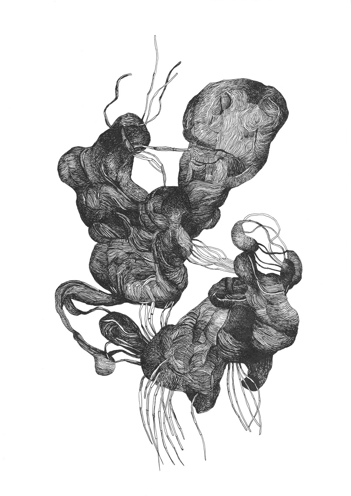 Dessin contemporain abstrait, 2025, Roubaix